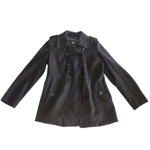 Outer Edge Black Wool Blend Jacket